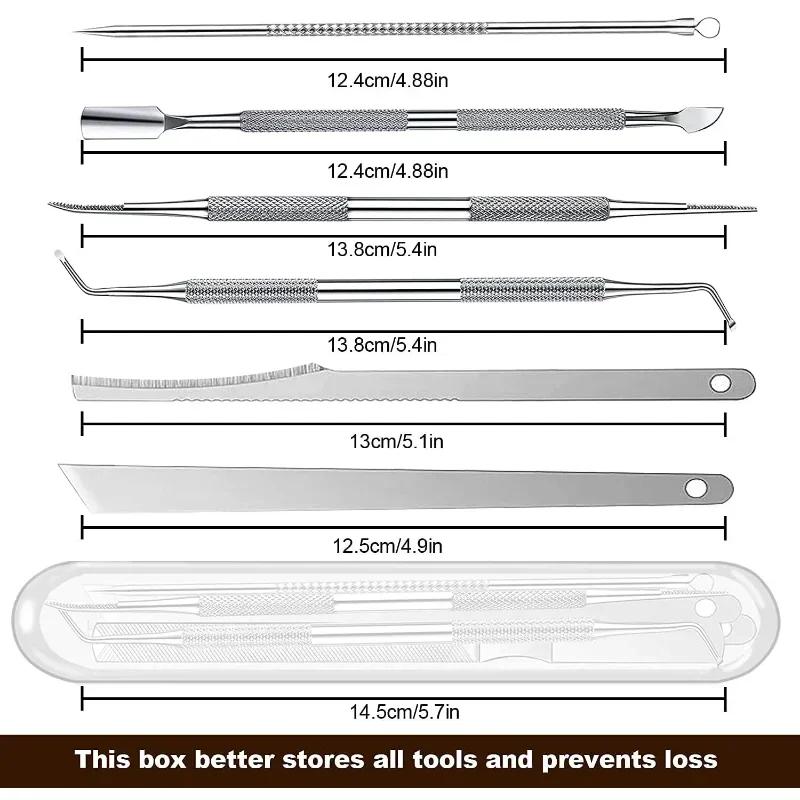 3/6Pcs Cuticle pushers, pedicure care tool, pedicure file, hard and hard skin remover, foot care tool, new beauty health tools