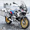 1/9 R1250 GS ADV Legierung Rennmotorrad Diecasts Straßen-Sportmotorrad Modell Simulation Mit Lichtsammlung Kinderspielzeug Geschenk
