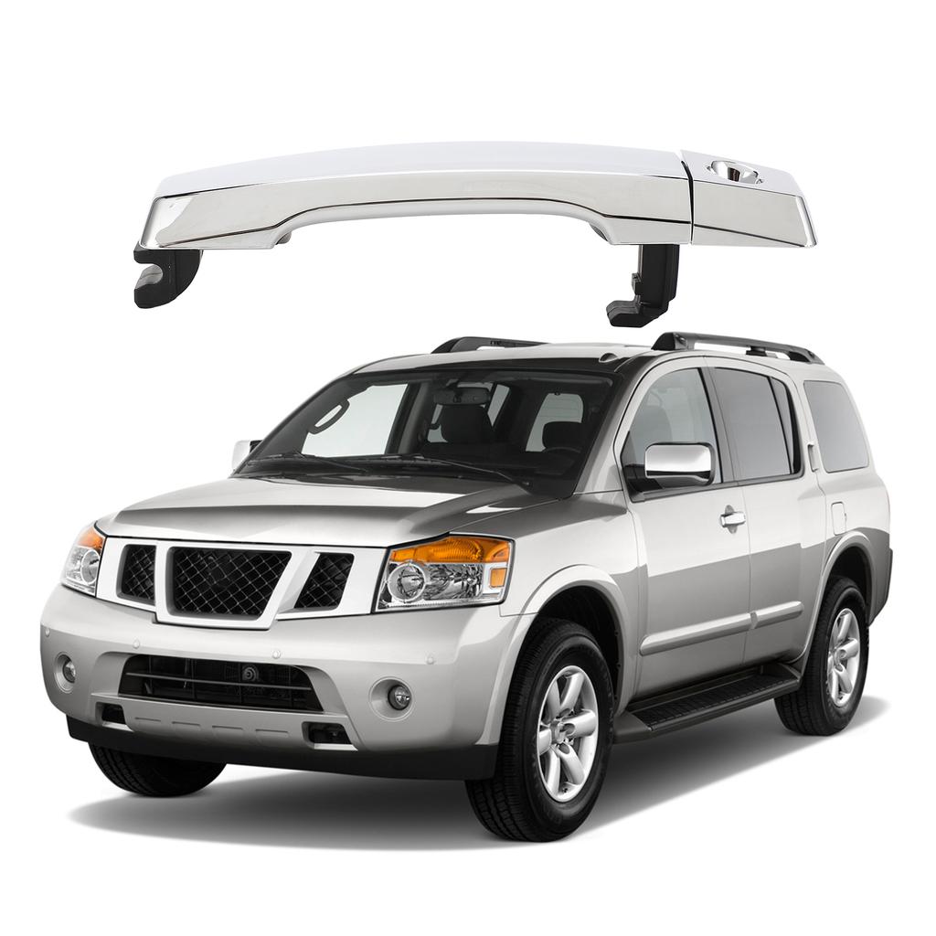 Door Outer Handle 80647ZC00A Anti Scratch Easy Installation Rustproof Exterior Door Handle Stylish High Hardness for Armada