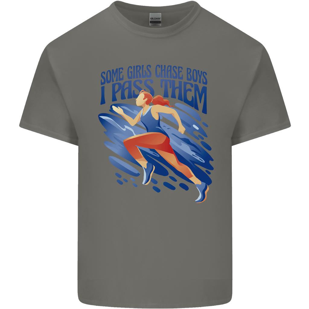 Chase Boys Running Marathon Cross Country Runner Unisexs Light Cotton TShirt
