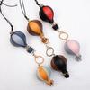 Creative Hot Air Balloon Car Accessory with Detachable Key Holders & Phone Charm DIY set for Vehicle Interior Decoration
