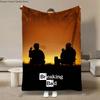 8 Size Breaking-Bad TV Show Series Flannel Blanket Home Sofa Lunch Break Blankets Children Student Blankets Nap Cover Kid Gift
