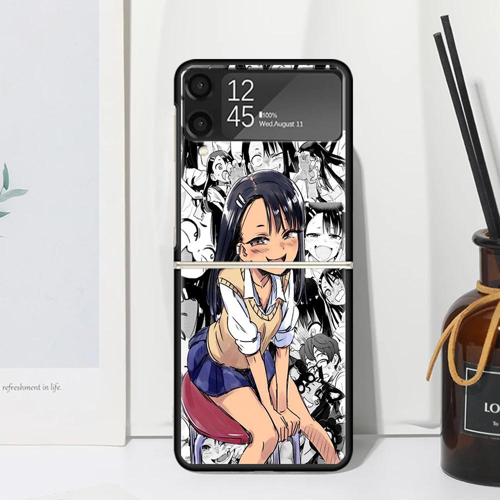 

Nagatoro San Anime Aesthetic Phone Case For Samsung Galaxy Z Flip 7 Flip7 Zflip 6 Flip6 5 Flip5 4 Flip4 3 Flip3 5G Fundas Black Samsung Z Flip