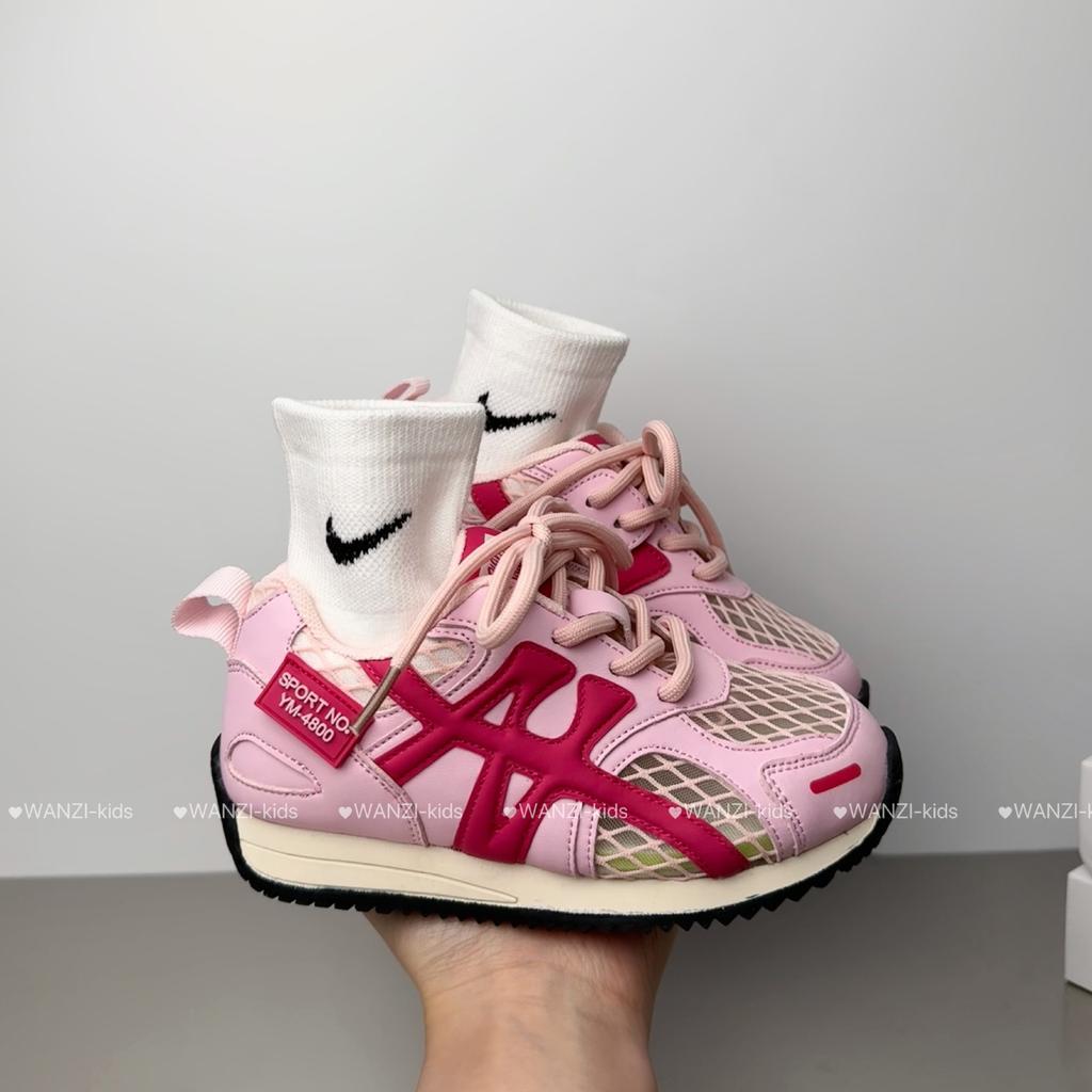 Children's sports shoes 2025 spring and summer new mesh boys' casual shoes soft sole girls' breathable dad shoes Forrest Gump shoes