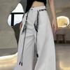 Modisches Ethno-Vintage-Seidenschal-Handgefertigter gewachster Nylonkordelgürtel – Elegante und vielseitige dekorative Kordel für Jeans