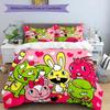 3pcs Happy Tree Friends3 pattern bedding set duvet cover set includes duvet cover &pillowcases, perfect all season bedroom decoration & gift