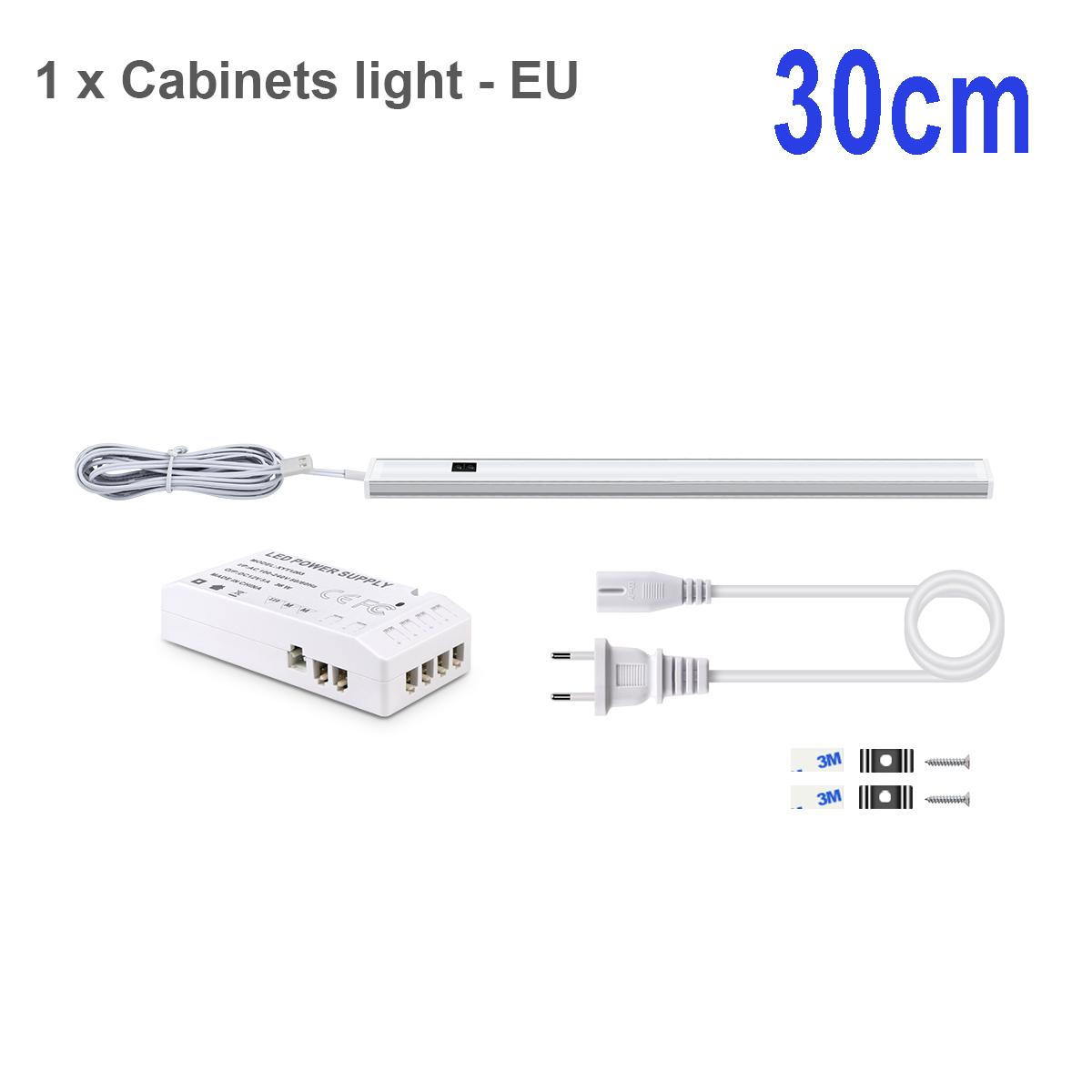 

Ручной датчик движения светодиодные фонари алюминиевый барный светильник витрина шкаф лампа подсветка для кухни ночное освещение DC12V Warm White