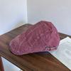Big head circumference, small face, washed cotton, forward-looking granny hat, men's and women's k-style casual reverse wearing beilei trendy