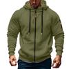 Men Athletic Workout Jacket Fashion Sweatshirt  Pockets Fall Fashion  Oversized Hoodies