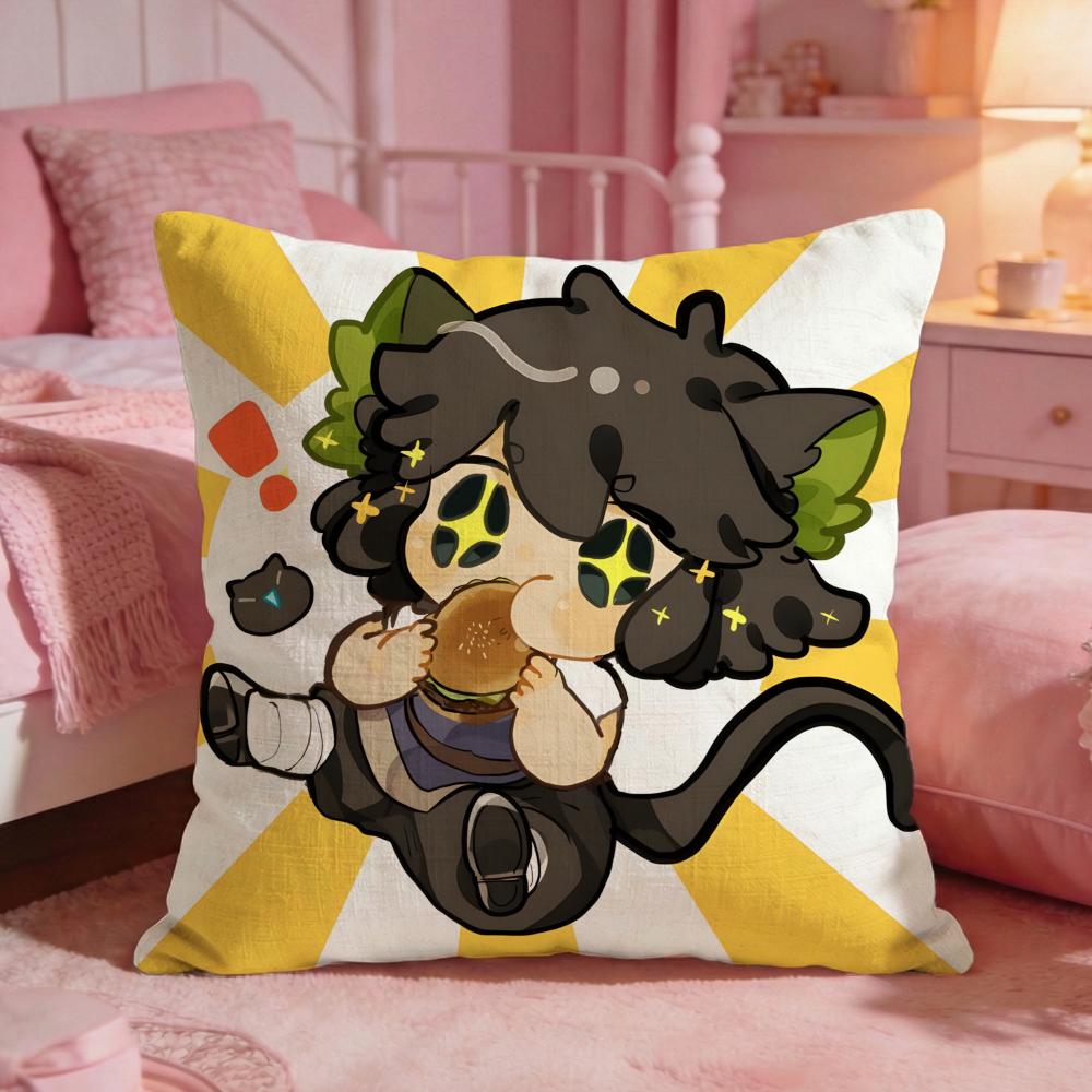 Cute The Legend Of Hei Cushion Cover Premium Comfort Reversible Pillow Cove Two In One Design For Any Room Car Interior