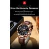 POEDAGAR Luxury Sports Watch for Men Waterproof Luminous Date Chronograph Wristwatch Leather Quartz Watches Reloj