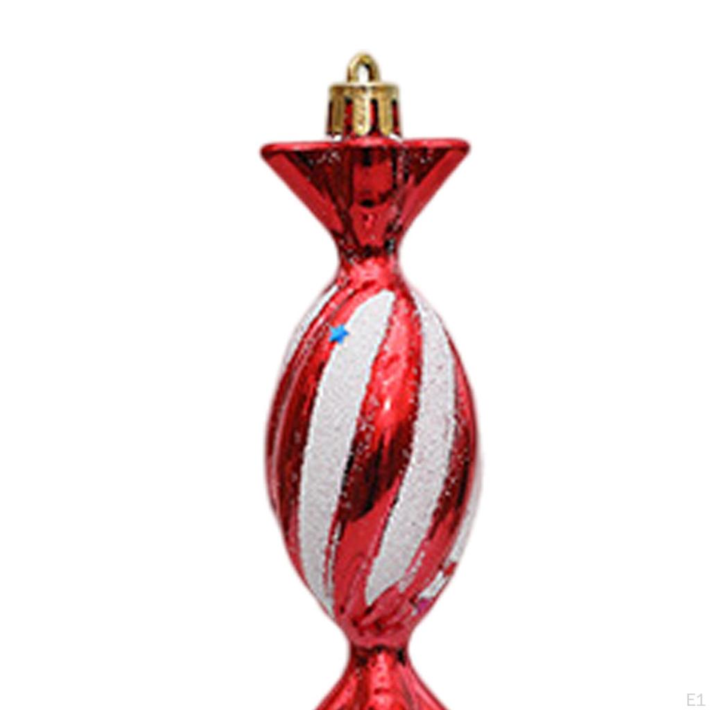 6x Weihnachtsbonbon-Ornamente Zubehör Hängende Dekorationen für Verlobungswand