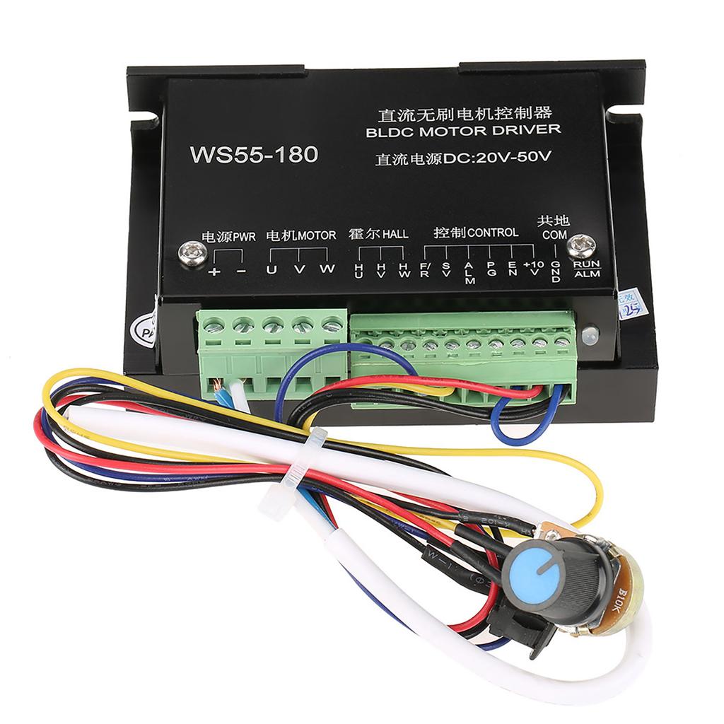 WS55-180 DC 20V-50V CNC-Brushless-Spindel-BLDC-Motortreiber-Controller