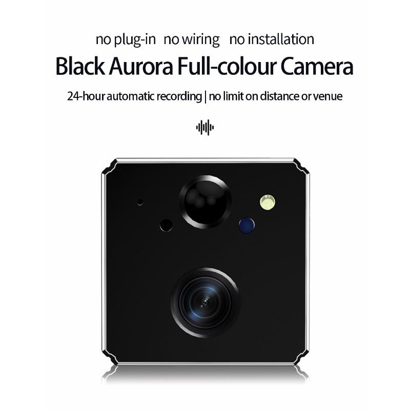 1PCS Mini WIFI Security Portable HD Camera for Indoor Outdoor, PIR Motion Detection,Night Vision