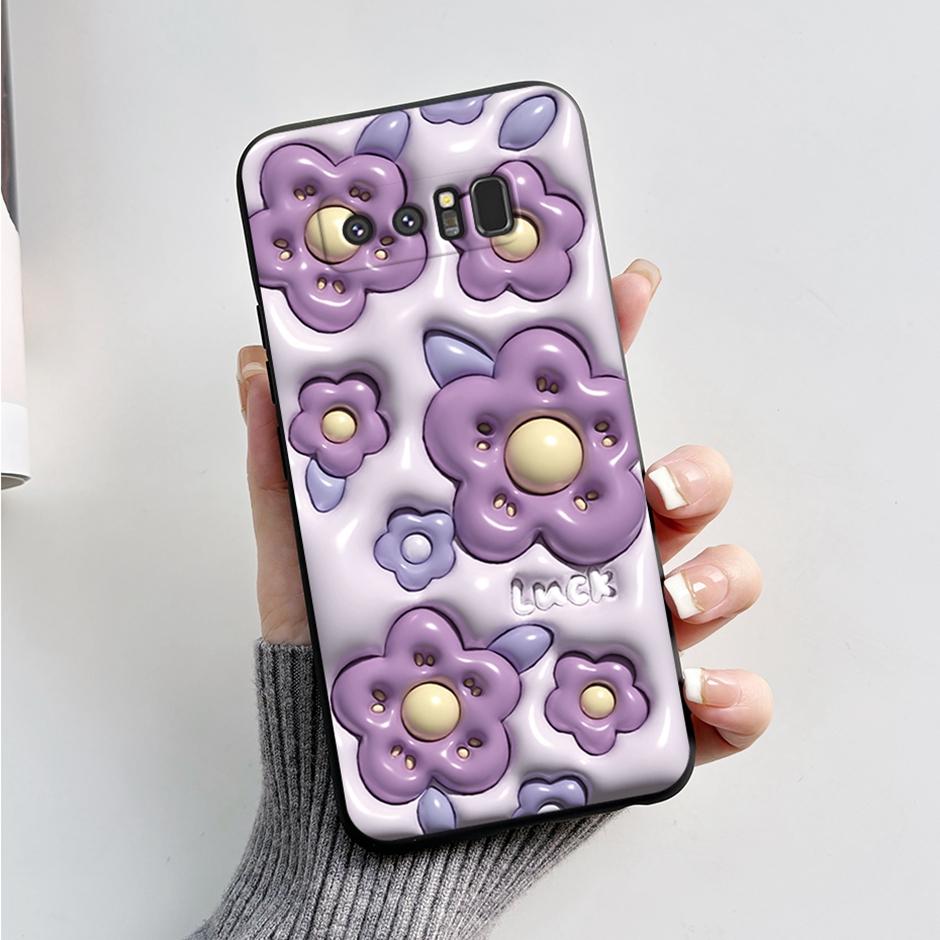 Cases For Samsung Galaxy Note8 Protection Back Covers Soft Silicone Cases For Samsung Note 8 Fashion Cartoon Printed Phone Coque