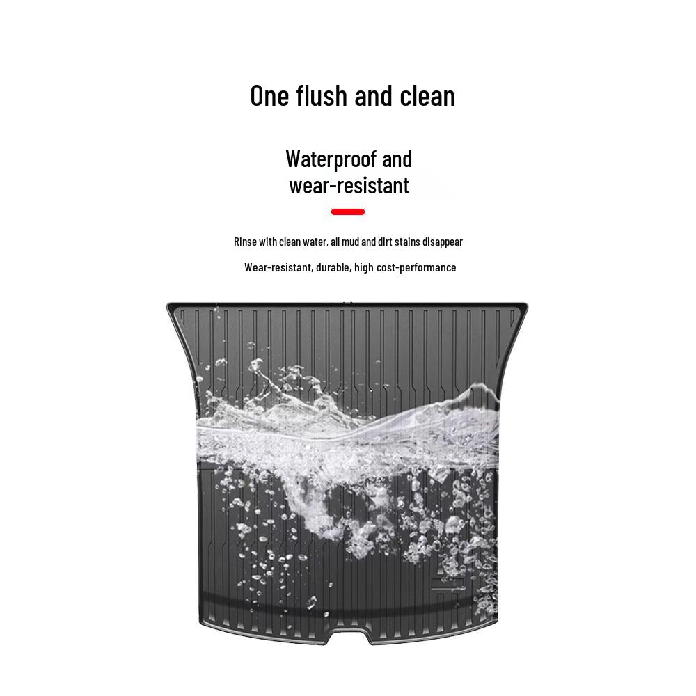 Tesla Model Y 2025 Refresh TPE Floor & Trunk Mats with Backrest Pad