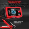 Intelligent Pulse Repair Maintenance Lead-Acid Smart Battery Charger 12V 15A 12A Car Motorcycle Battery Charging Multifunctional Portable 2025 New