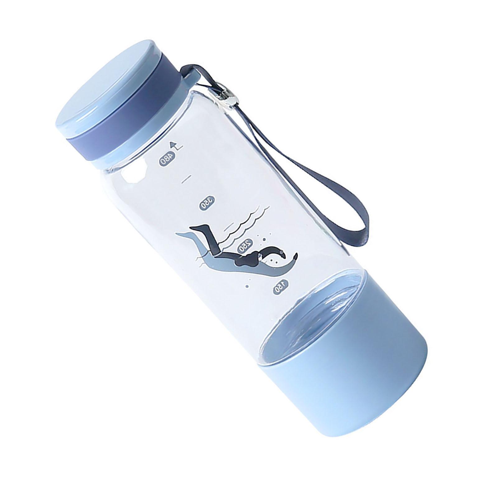 

Спортивная бутылка для воды с ручкой 480 мл Герметичная портативная бутылка для питья для путешествий, фитнеса, офиса