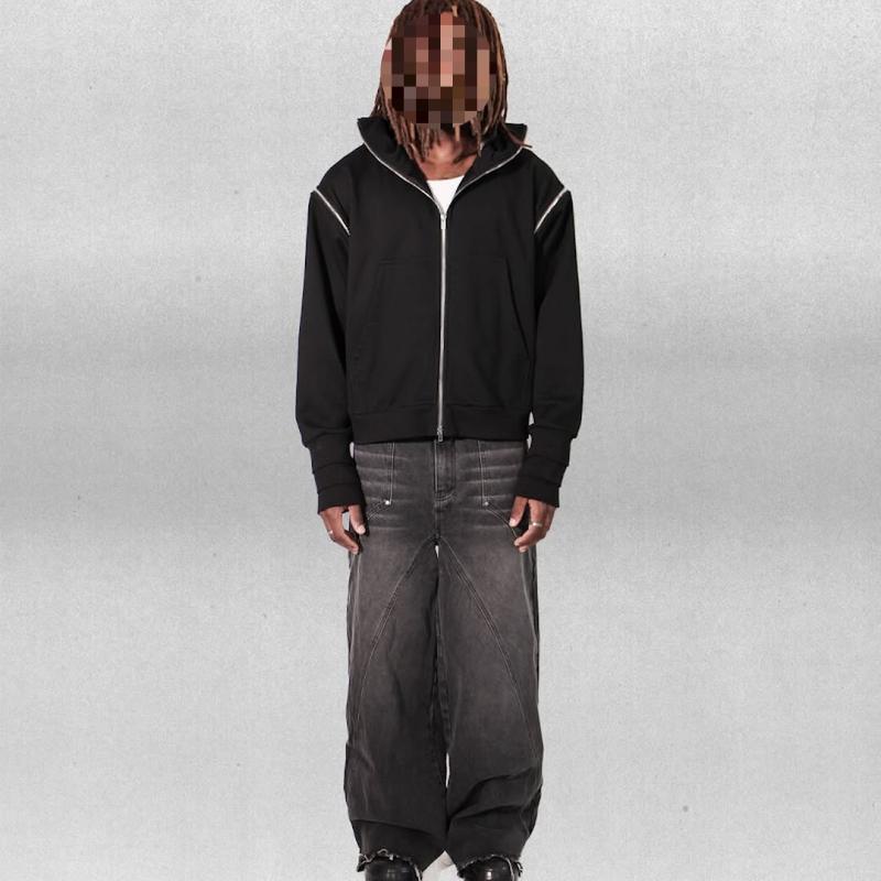 European and American autumn and winter loose Y2K unisex hooded sweatshirt