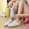 Women's Summer Cowhide German Training Shoes - Breathable, Comfortable, Lace-up, Soft Sole, Versatile Casual Sports Sneakers