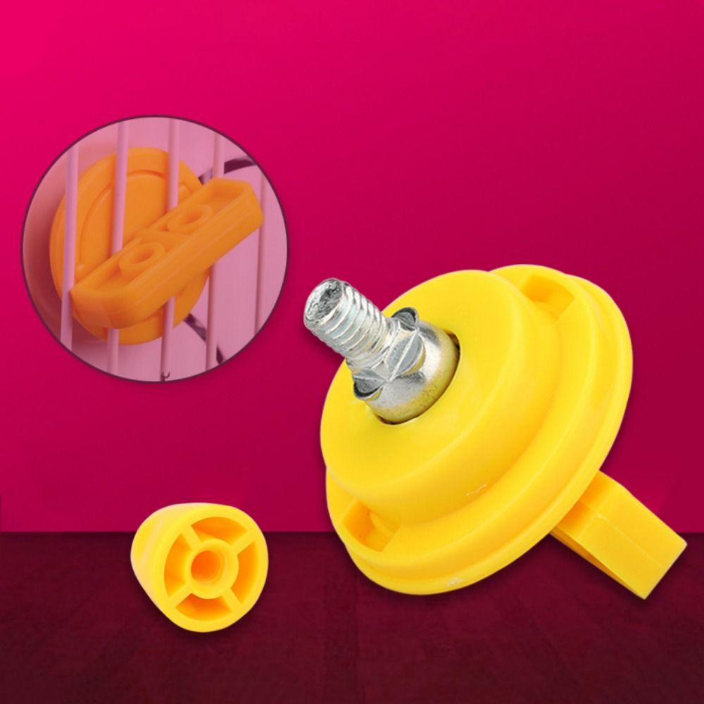 

Plastic/Stainless Steel Hamster Running Wheel Bearing Hamster Bearing Shaft Nut for Gerbils Mouse помаранчевий