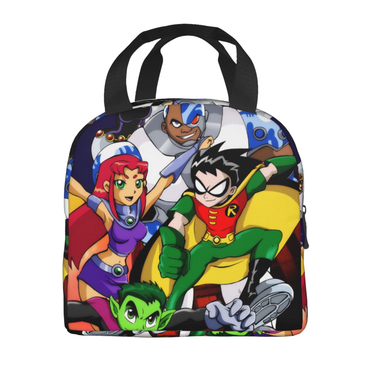 Insulated Lunch Boxes Teens Titans Go Beast Boy Accessories Lunch Food Box INS Trendy Thermal Cooler Lunch Box For School Option 1