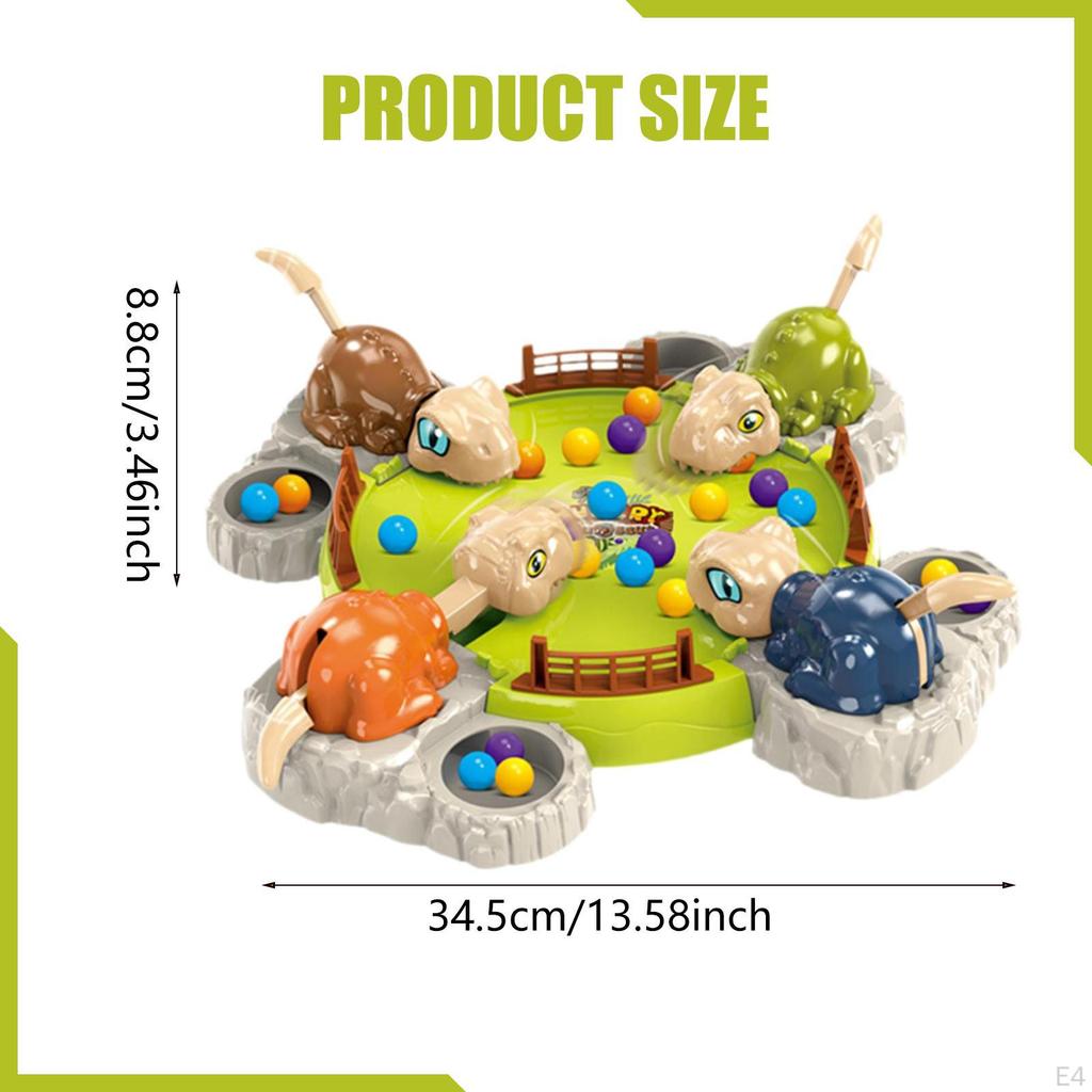 Hungry Dinosaur Games Set Hand Eye Coordination Toy for Home Family Fun Kids 24 Beans