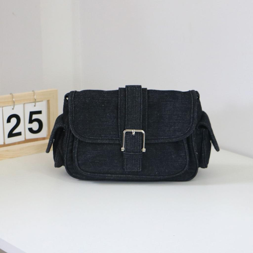 Fashion Denim Women Shoulder Bags Lady Axillary Messenger Bags Ladies Handbags Blue Cowboy Female Totes Bolsas