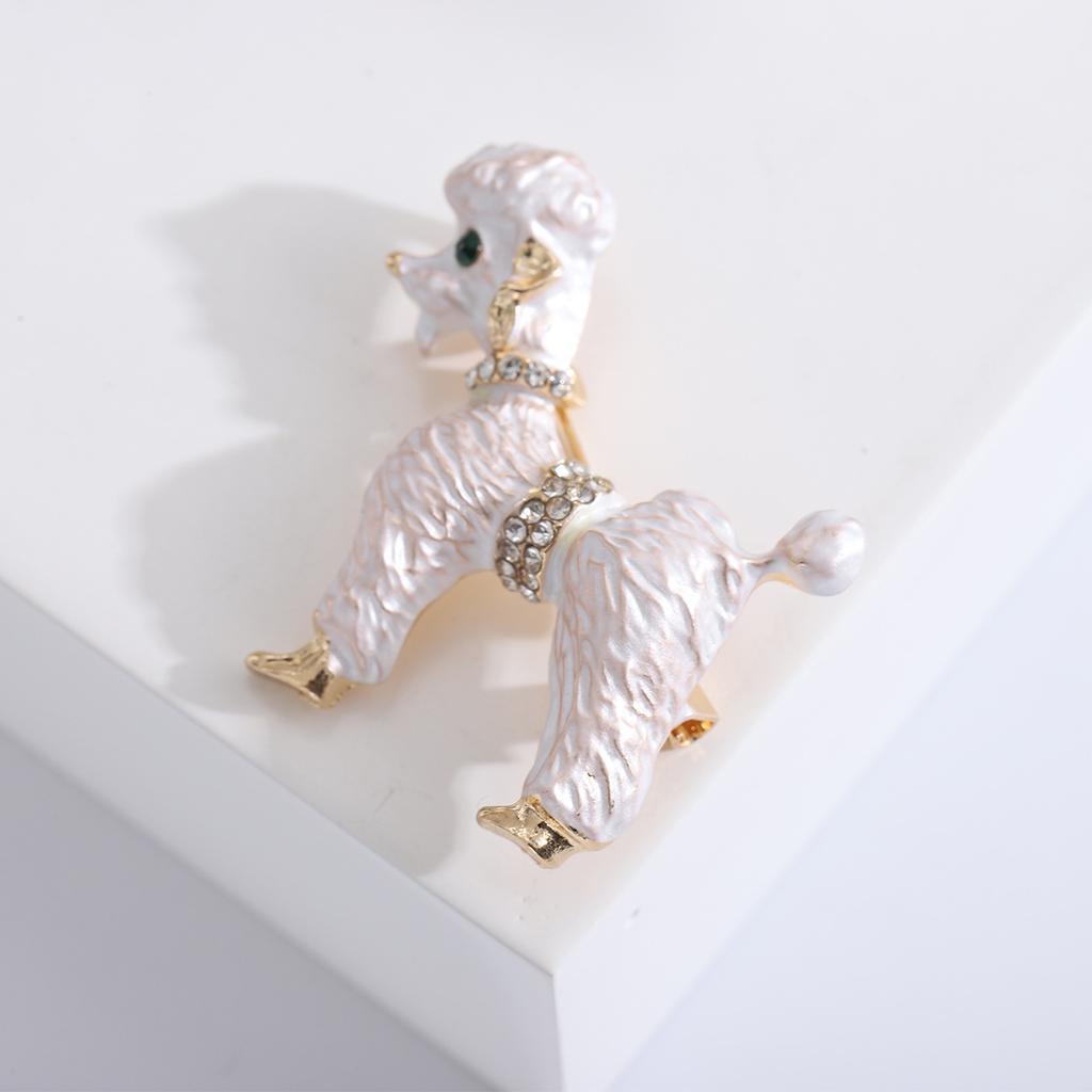 Tierbrosche für Herren und Damen, süßer Hund, kreative, einfache Brosche, modisches Temperament, Pullover, Jacke, große Anstecknadel