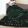 The Magnus Archives Logo Decken Flanell Überwurfdecke Multifunktionale Überwurfdecken für Sofa Bettwäsche Überwürfe Tagesdecke Steppdecke