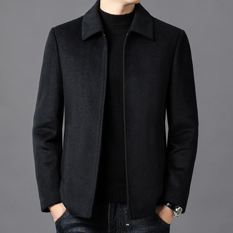 

Autumn and Winter Clothing Removable Liner Down Jacket Thickened Middle-aged Men s Jacket Middle-aged and Elderly Men s Handsome 4XL