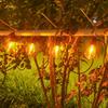 Outdoor Solar String Light Waterproof Holiday Tree Decoration String Lights 8 Modes Vintage-Style Outside Lighting Home