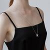 (92.5 Silver) Big Stella Necklace Nz2141