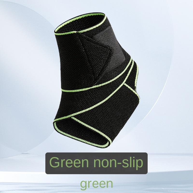 Curea de gleznă unică, anti-alunecare, respirabilă și rezistentă la entorsă, înfășurată în jurul gleznei. Protecție pentru fotbal, alergare, badminton, baschet, pentru picioare.