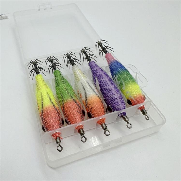 2pcs Fishing Accessory Lure Box Container Squid Baits Separator Shrimp Lure Storage Case Multiple Compartment Baits Box
