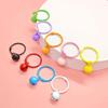 Colorful Floral Bell Keychain Ring - Chic Handbag Pendant & Small Gift for Women