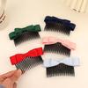 6Pcs/Set Fabric Cute Bow Hair Comb Women Korean Simple Hairpin Elegant Joker Outdoor Fashion Comb Clips Girls Hair Accessories