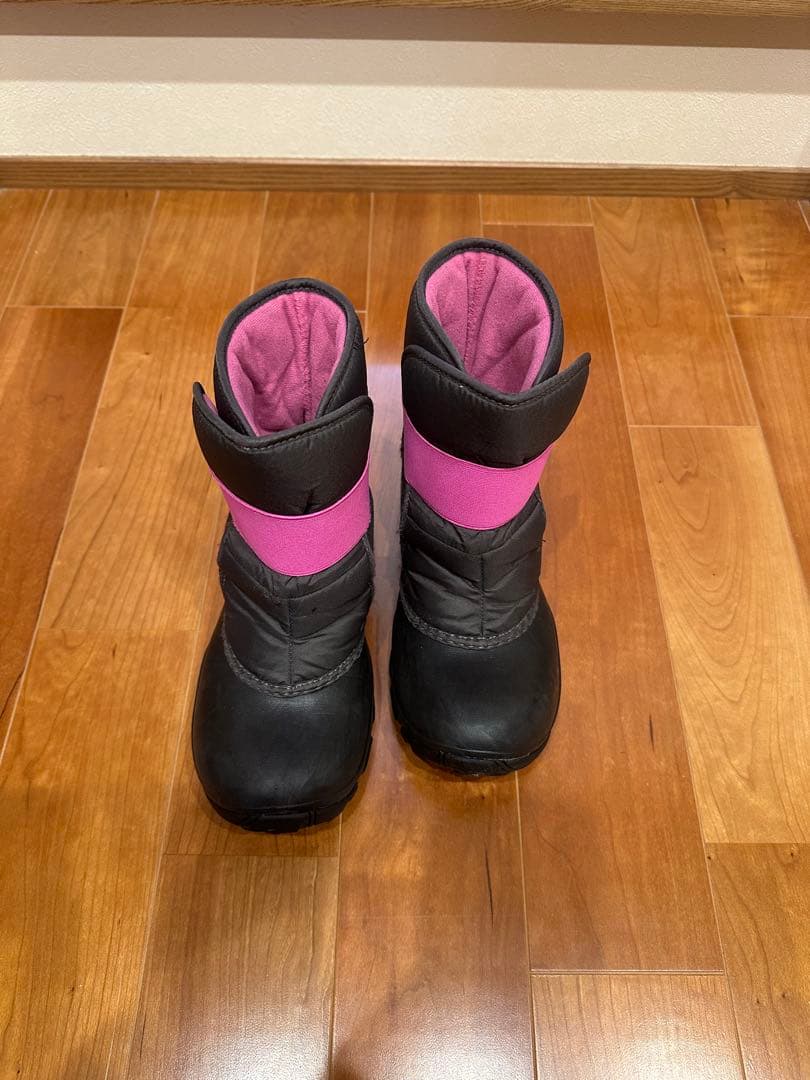 БУ Зимние ботинки Columbia ЧерныйРозовый 22 см 8300₽