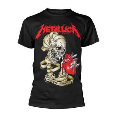Metallica Unisex Adult Heart Explosive T-Shirt