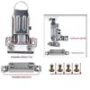 Snare Drum Tension Rod and Resonant String Adjustment Rack