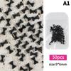 50Pcs Nail Art  3D  Butterfly Nail Jewelry Nail Decoration
