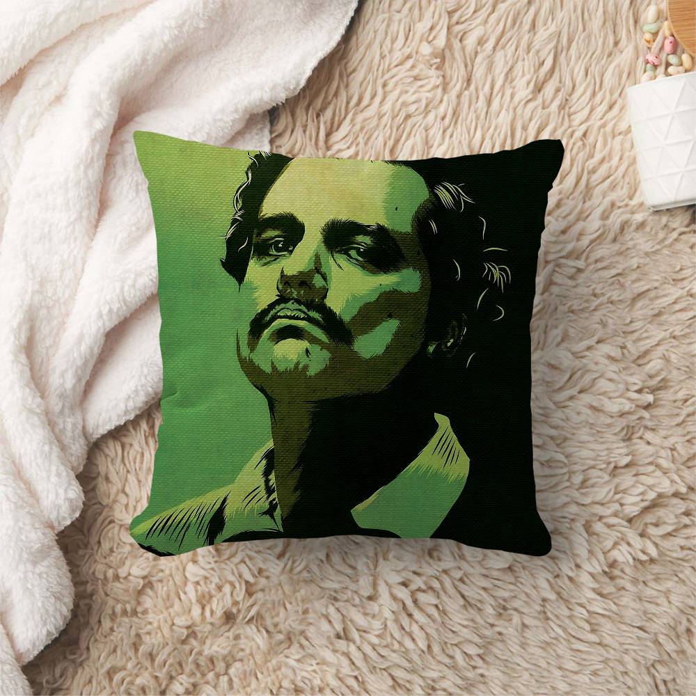 TV Series NNarcos Decorative Room Aesthetics Pillow Case Home Decor Bedroom Sofa Bed Couch Pillow Cover x