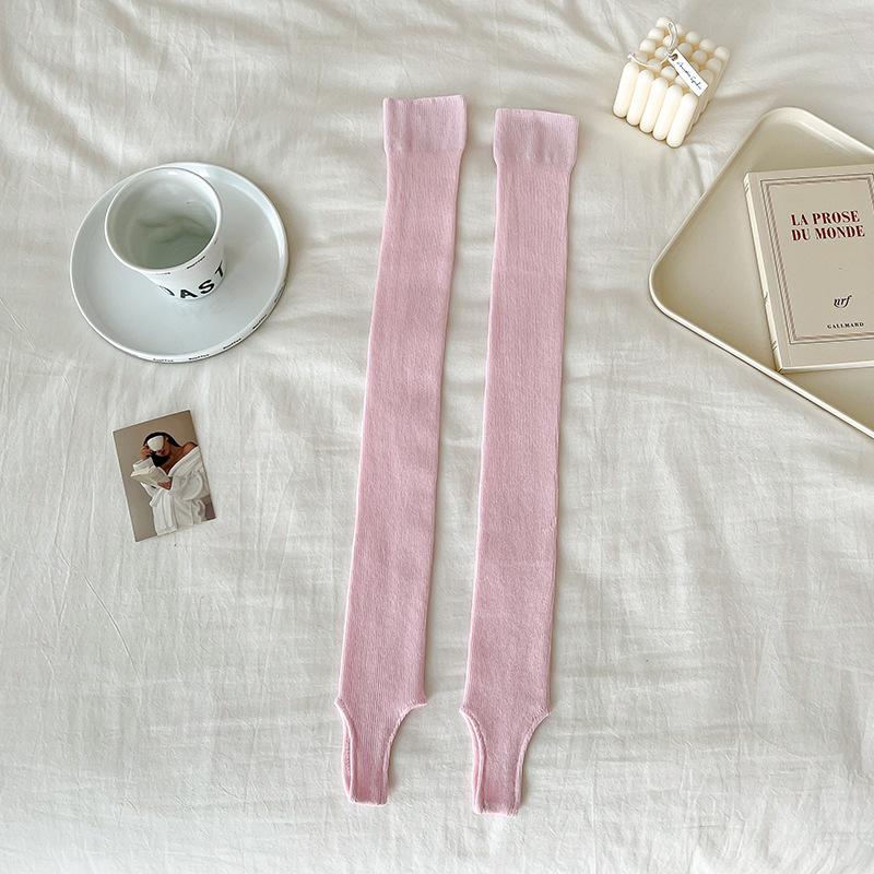 1 Pairs Woman Elegant Leg Warmer Trends Calf New Women Stockings Fashion Solid Color Thin Breathable Simple Long Knee High Socks