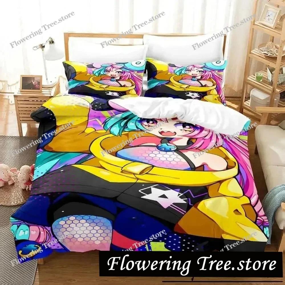 Anime Kawaii Chicas Iono Juego de Ropa de Cama Individual Twin Full Queen King Size Juego de Cama para Dormitorio de Adulto Niño Funda Nórdica Juegos Para Textiles del Hogar