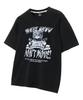 MOZMOZ Don'T Move Oversized Short Sleeve T-Shirt Black