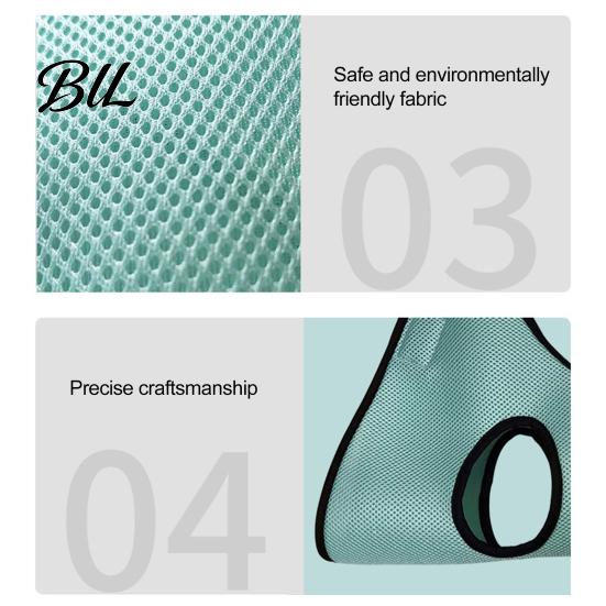 Lightweight Pet Grooming Tool Hammock Breathable Mesh Dog Sling Cat Restraint with Security Strap for Small Medium Dogs Cats Nail Trimming