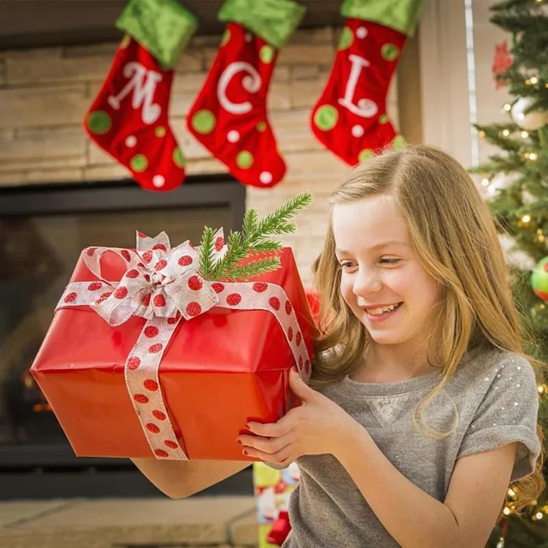 50/1PCS Christmas Artificial Branches Fake Plants Pine Needles Wreath Vine Rattan for Xmas Tree Gift Box Wedding Flowers Decor