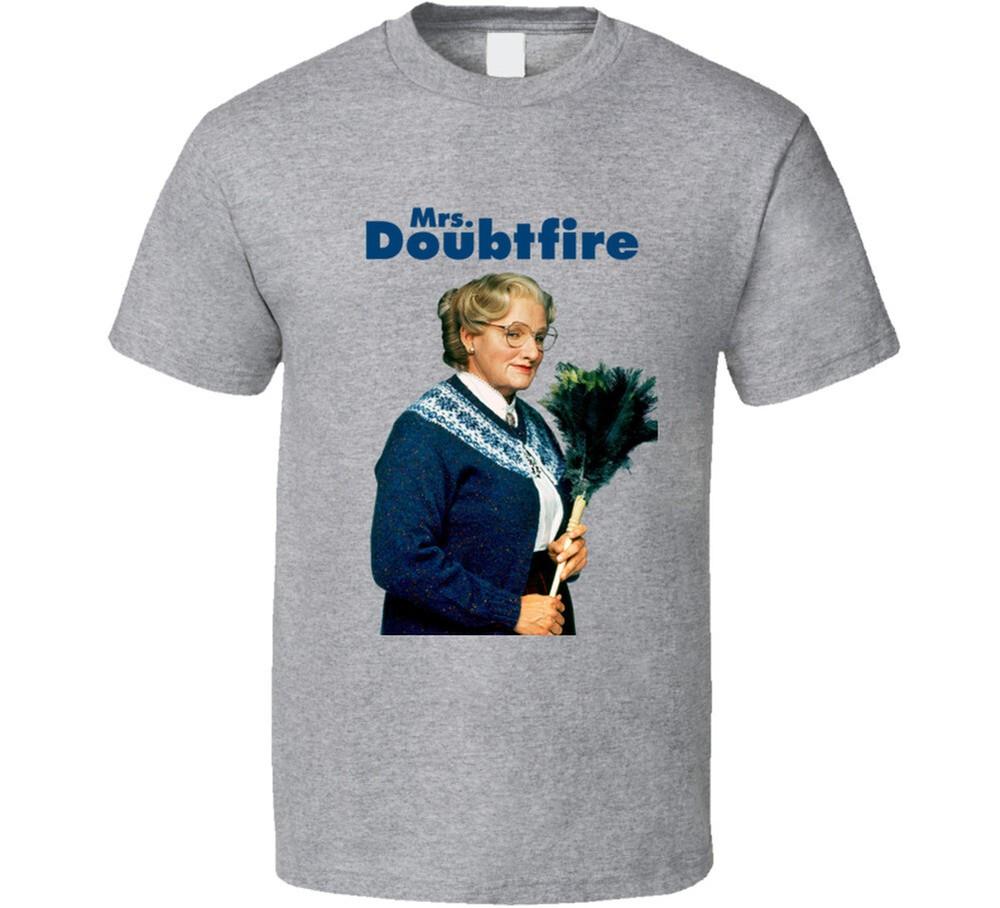 Mrs. Doubtfire Robin Williams 90#039;s Comedy Movie T Shirt Unisex T-Shirt XL