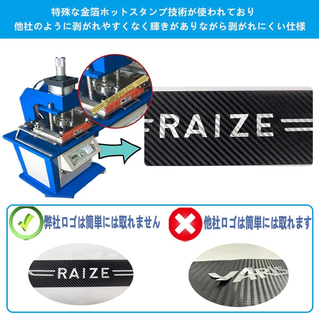 JuYuna Toyota Rise Scuff Plate RAIZE for November 2013 (2003) Grade Application, Side Step