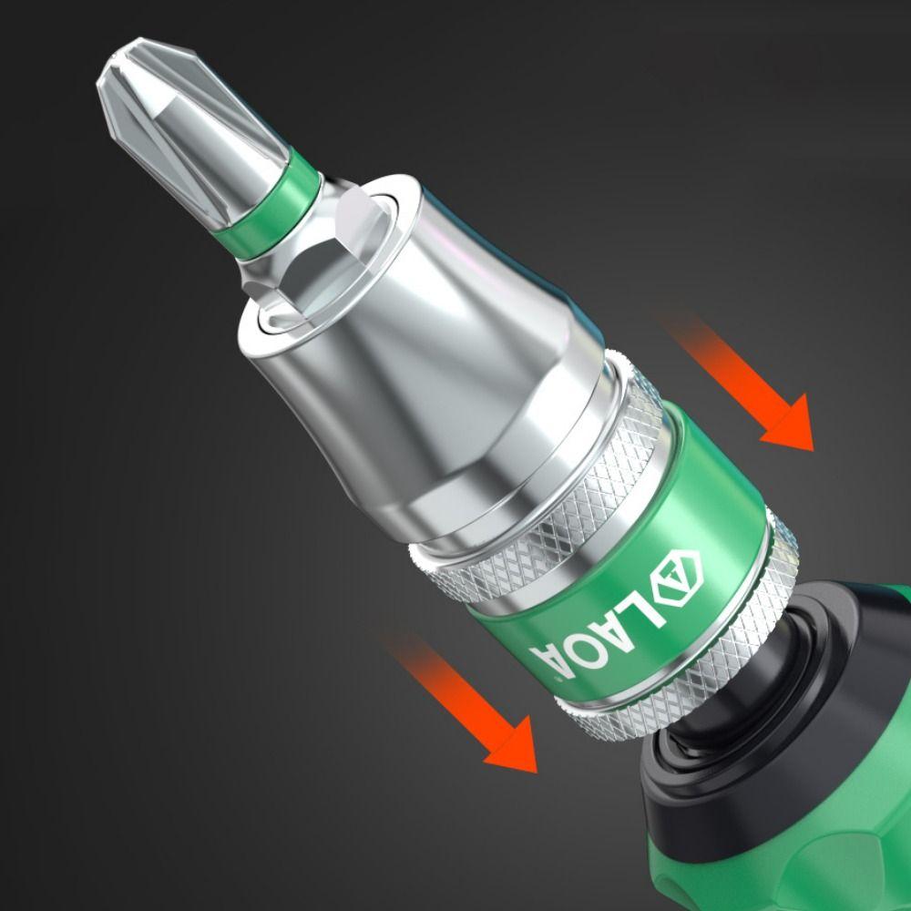 1/4-inch Hexagonal Shank Extended Connecting Rod Alloy Steel Interchangeable Screwdriver Extension Handle 6.35mm